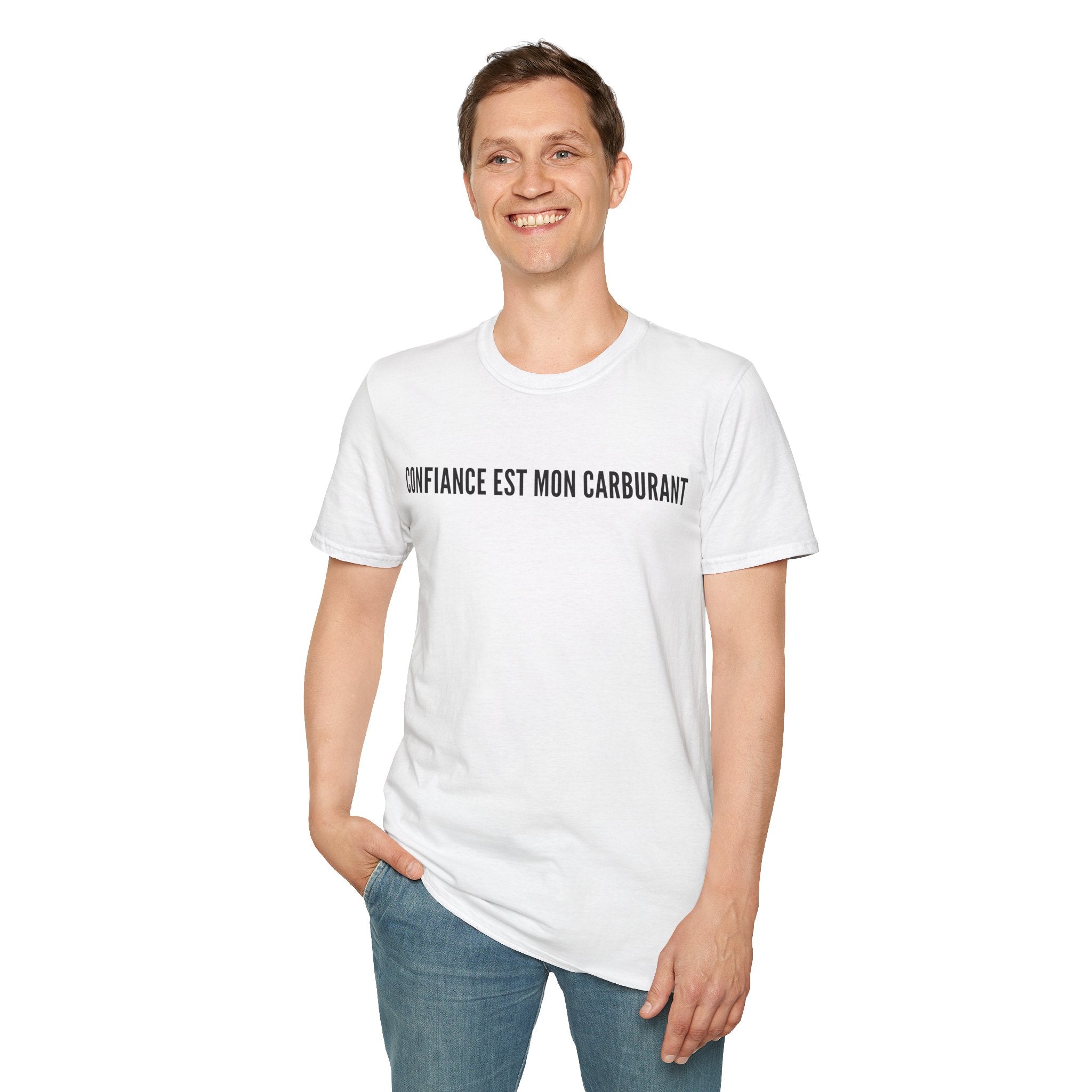 T-Shirt motivation (Confiance) Printify